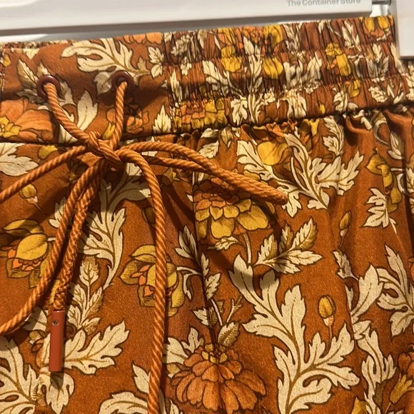 Zimmermann Andie Relaxed Silk Short- Terracotta Floral